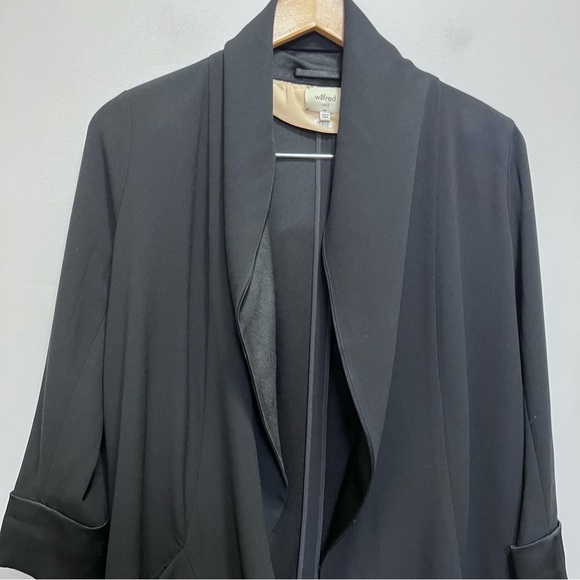 Aritzia Wilfred Chevalier black Blazer Jacket Size 0 - Picture 5 of 13